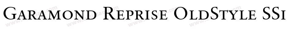 Garamond Reprise OldStyle SSi Bold Small Caps字体转换